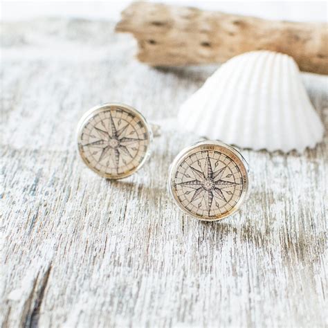 Jujutreasures Handmade Jewellery Uk Vintage Compass Nautical Compass