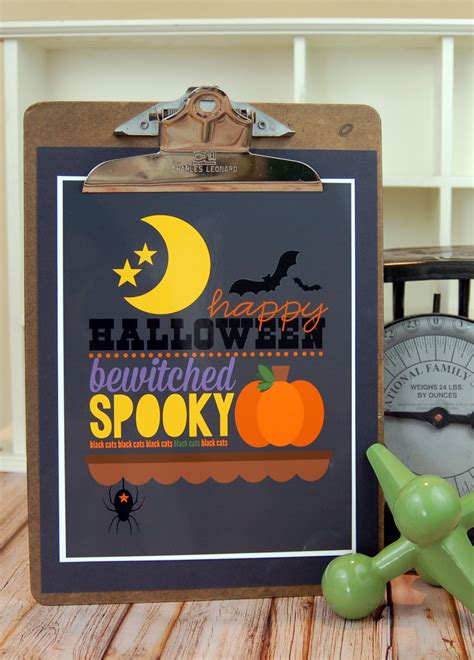 Free Halloween Subway Art Printable And How To Display Jen Gallacher