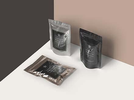Download Free Metal Foil Packaging Mockup (PSD)