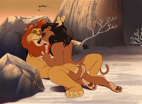 Rule 34 Brothers Cseed Disney Duo Feline Incest Lion Male Mammal Mufasa Scar The Lion King
