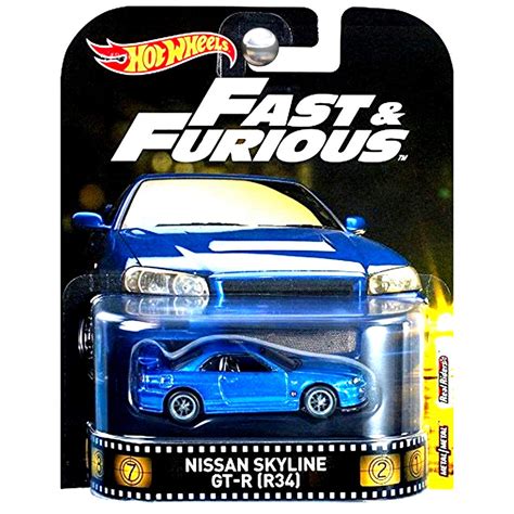 Buy Hot Wheels Retro Entertainment Fast Furious Real Riders Limited Edition Nissan Skyline