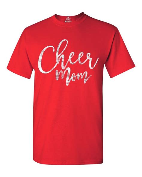 Cheer Mom T Shirt Mothers Day T Birthday Cheerleading Shirts Ebay