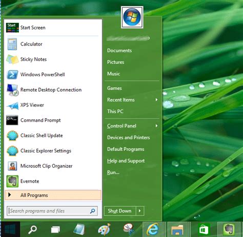 Windows 7 Style Start Menu For Windows 10