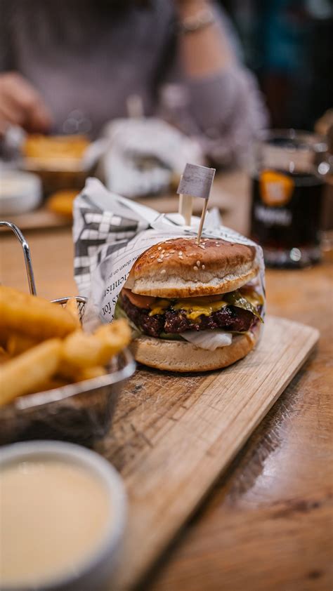 Fries With Cheese Burger Photo Free Burger Image On Unsplash