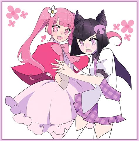 Oc Some My Melody And Kuromi Inspired Art I Did Recently Rsanrio