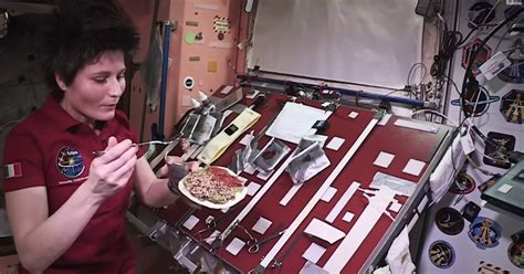 Those eyes have seen what only a handful of people will ever see. Astronaut Samantha Cristoforetti Makes Tacos in Space ...