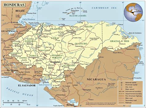 🗺️ Maps Of Honduras Complete Colection Of Maps Of The World