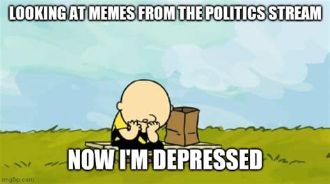 Depressed Charlie Brown Imgflip