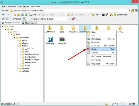 I have a wordpress site that we were versioning controlling. How to Uninstall & Delete a WordPress Theme - Theme Junkie
