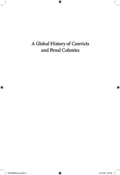 Pdf The Spanish Empire 1500 1898 In Clare Anderson Ed A Global History Of Convicts And
