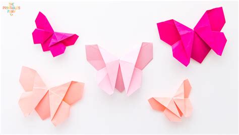 How To Make An Easy Origami Butterfly The Printables Fairy