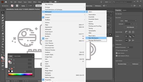Understanding The Adobe Illustrator Menus Window