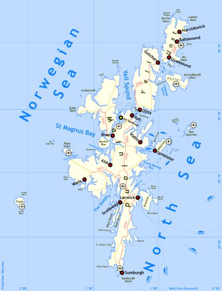 Shetland Map Wikipedia Scotiana