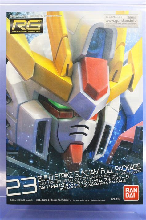 Rg Build Strike Gundam Full Package Box Open Review Gunjap