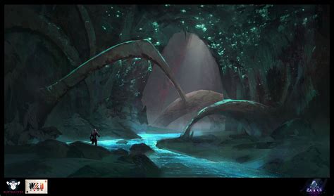 Artstation Aberration Blue Caves Sebastian Kowoll Concept Art