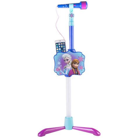 Disney Frozen Microphone Karaoke Stand Kidschildren Toy For Mp3ipod