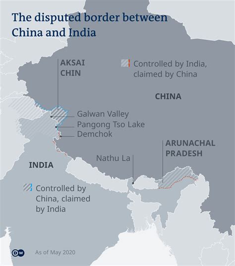 The border between china and india is disputed at twenty different locations. India-China border standoff raises military tensions ...