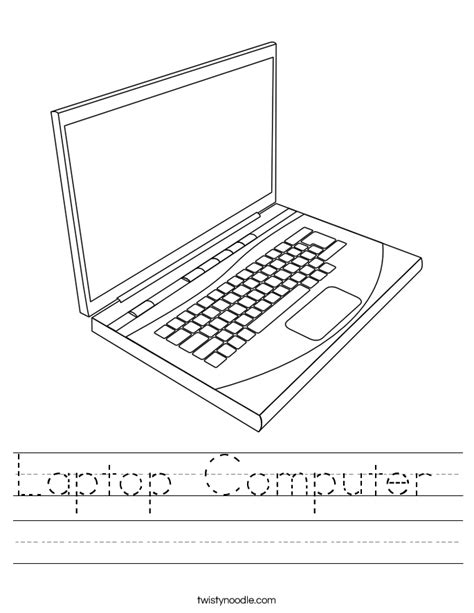 Computer parts worksheets live worksheets worksheets that listen. Laptop Computer Worksheet - Twisty Noodle