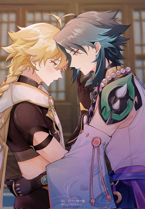 You called?”] Xiao x Aether by cyy10000465 via Twitter : r/GenshinGays