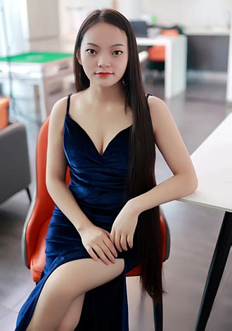 Caring Asian Member Shanshan From Chongqing Yo Hair Color Black