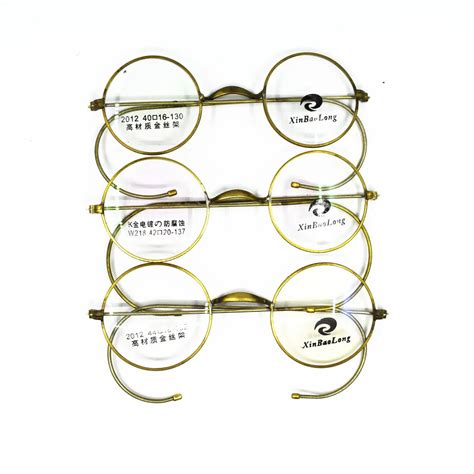 Vintage Real Old Antique Round Full Rim Eyeglass Frames Wire Rim