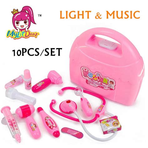 Mylitdear New Baby Kids Funny Toys Doctor Play Sets Simulation Pink