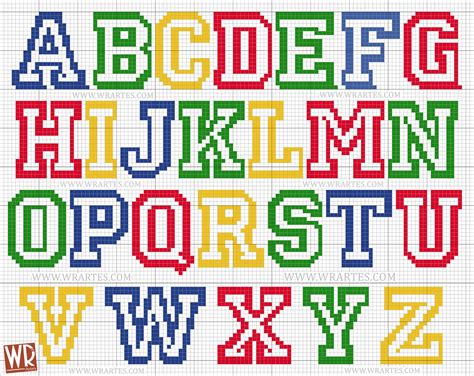 As letras em ponto cruz são muito famosos por sua delicadeza e beleza. Gráfico letra monograma alfabeto infantil para ponto cruz … | Flickr