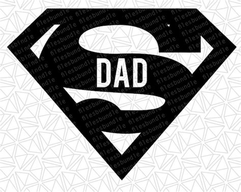 Super Dad Superman Svg Dfx Epspng Files For By Filesbundle