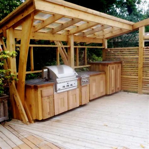 Weather teak 75% stone by eldorado stone exterior stone : Shed Roof Design Outdoor Kitchen Modern Home Ideas Garden ...