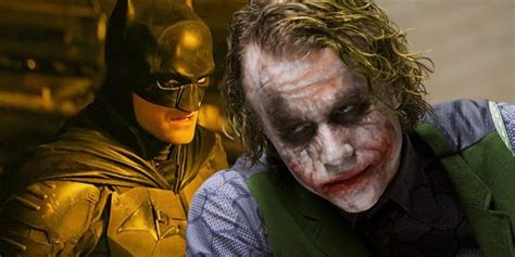 Pattinsons Batman Has One Very Specific Similarity To Dark Knights Joker