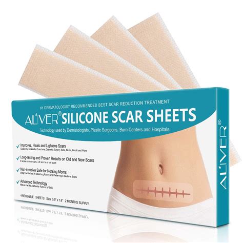 Buy Silicone Scar Sheets Scars Removal Tape For Keloid C Section