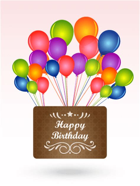 See more ideas about happy birthday images, happy birthday greetings, happy birthday cards. Vivid Color Birthday Balloons Card | Birthday & Greeting ...