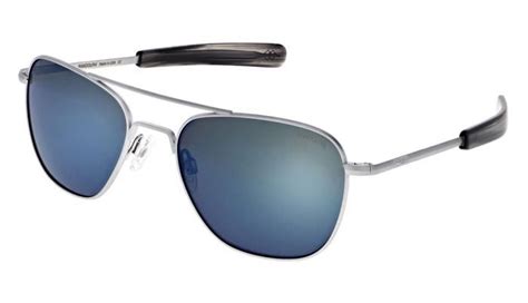 Randolph Aviator Randolph Aviator Black And Grey Shades Sunglasses