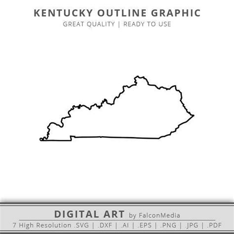 Kentucky Svg Kentucky State Outline Svg Kentucky State Svg
