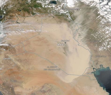 Iraq Hit By 8th Large Dust Storm Since Mid April The Watchers