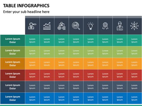 Table Infographics Powerpoint Template Sketchbubble