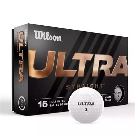 Wilson Ultra Straight Golf Balls 15 Pack Academy