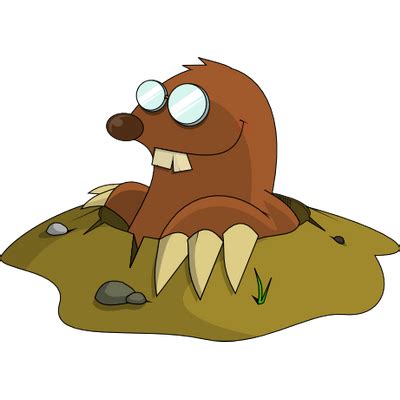 Download Mole With Glasses Clipart Transparent Png Stickpng