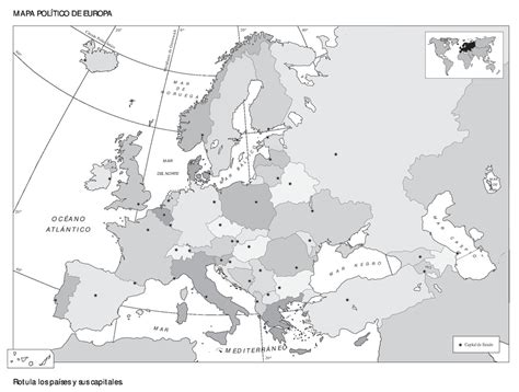 25 Nuevo Mapa Politico Europa Mudo