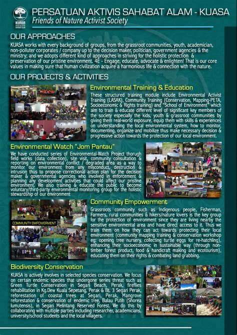 We did not find results for: Pendekatan KUASA | Persatuan Aktivis Sahabat Alam - KUASA