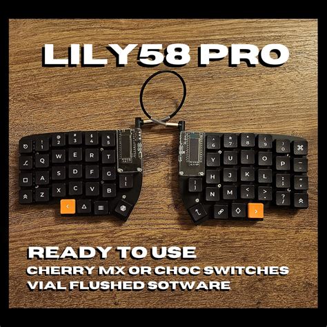 Lily58 Pro Keyboard Pre Soldered Split Ergonomic Keyboard No Etsy