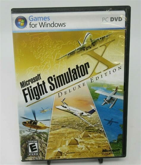 Microsoft Flight Simulator X Deluxe Edition Pc 2006 European