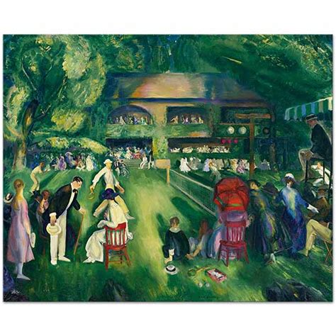 tennis at newport by george wesley bellows as art print canvastar