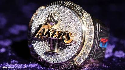 Lakers Championship Wallpapers Ring Basketball Rings Angeles