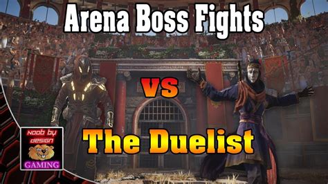 Assassins Creed Origins The Duelist Arena Boss Fights YouTube