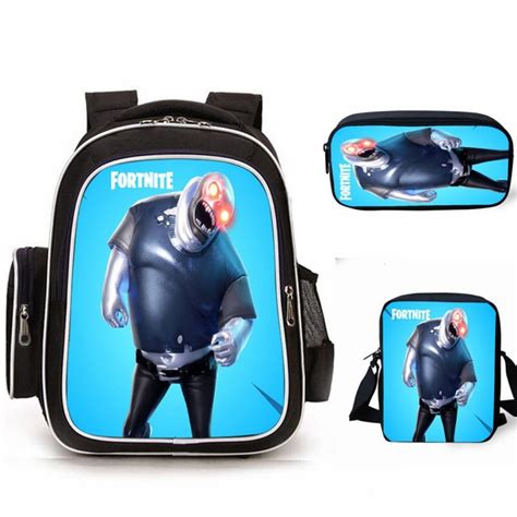 16″fortnite Backpack School Bag Combo Baganime