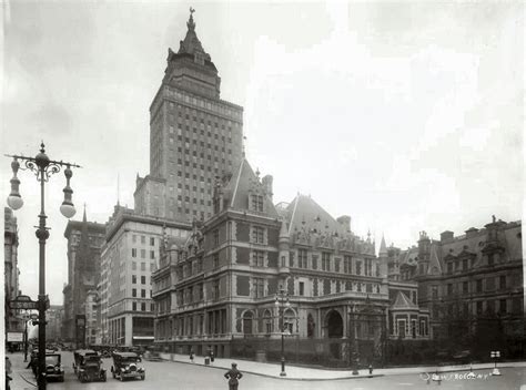 west side of fifth avenue looking south from 58th street new york city 1920 new york city