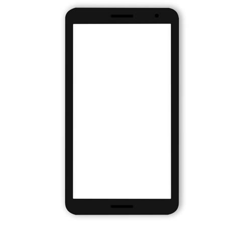 Flat smartphone frame, 16:9 | Free SVG