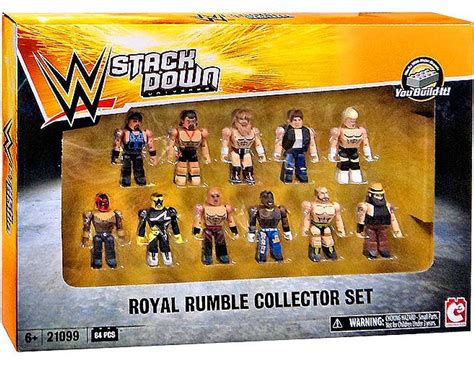 Wwe Wrestling C3 Construction Stackdown Royal Rumble Collector 11 Pack
