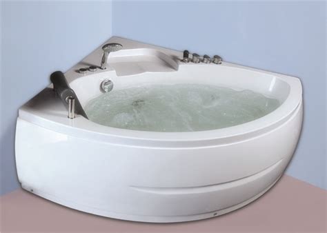 If you have a small water heater in your home, then you likely want to consider a whirlpool tub that has an inline heater. Luxury Small Corner Whirlpool Bathtub Massage Tub ...